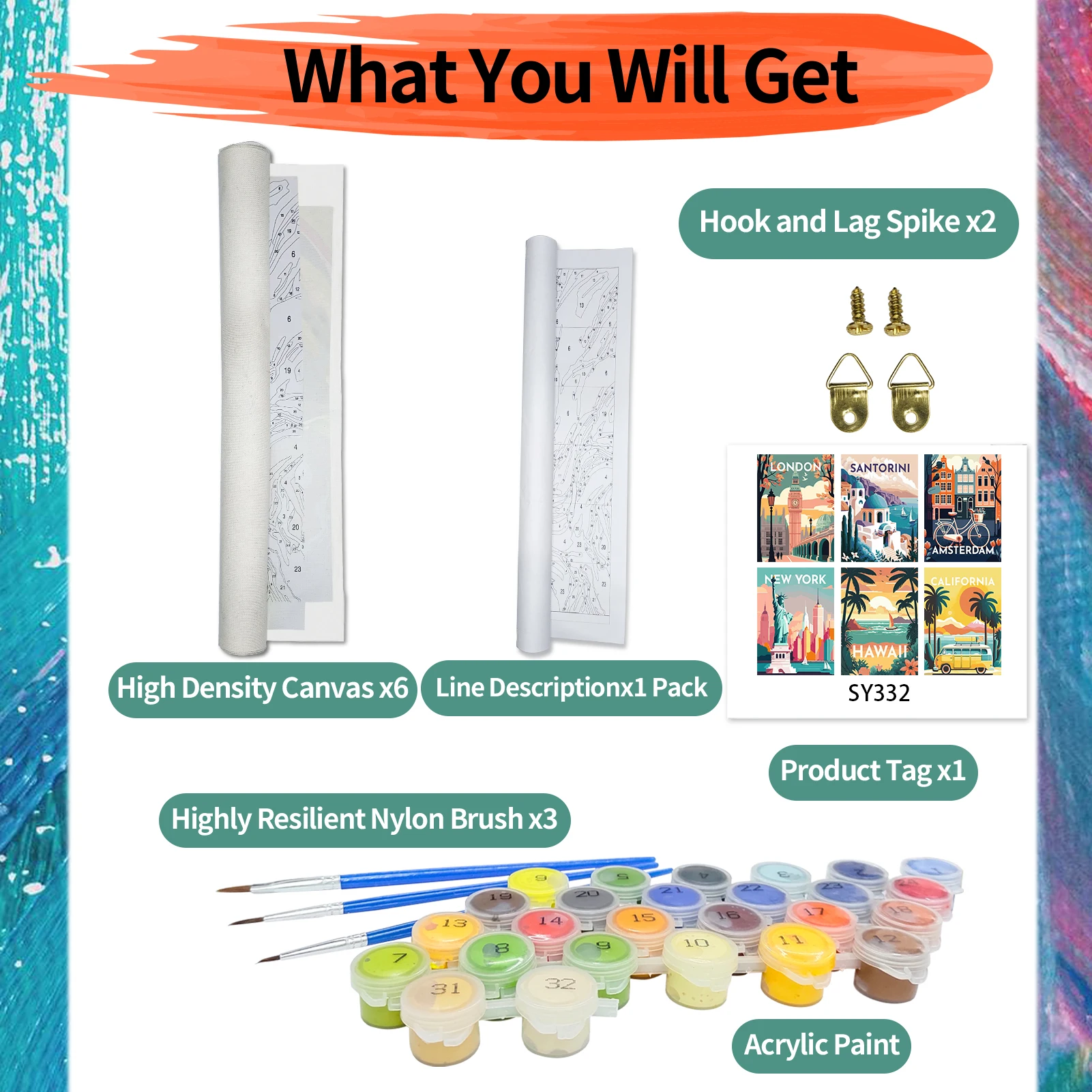 Краска по номерам - 20x30 см - Фотография_6