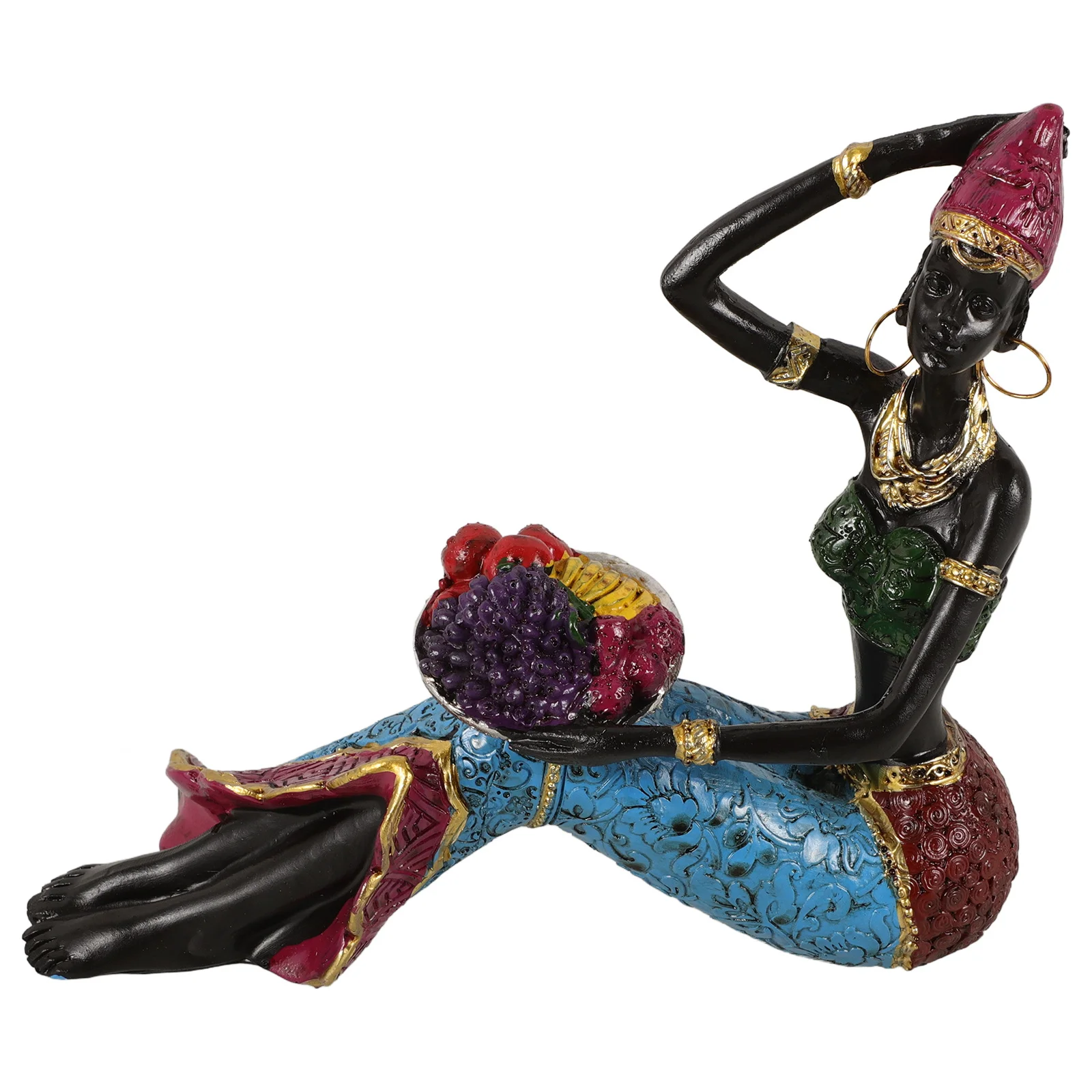 Статуя африканской женщины из смолы - Фотография_6