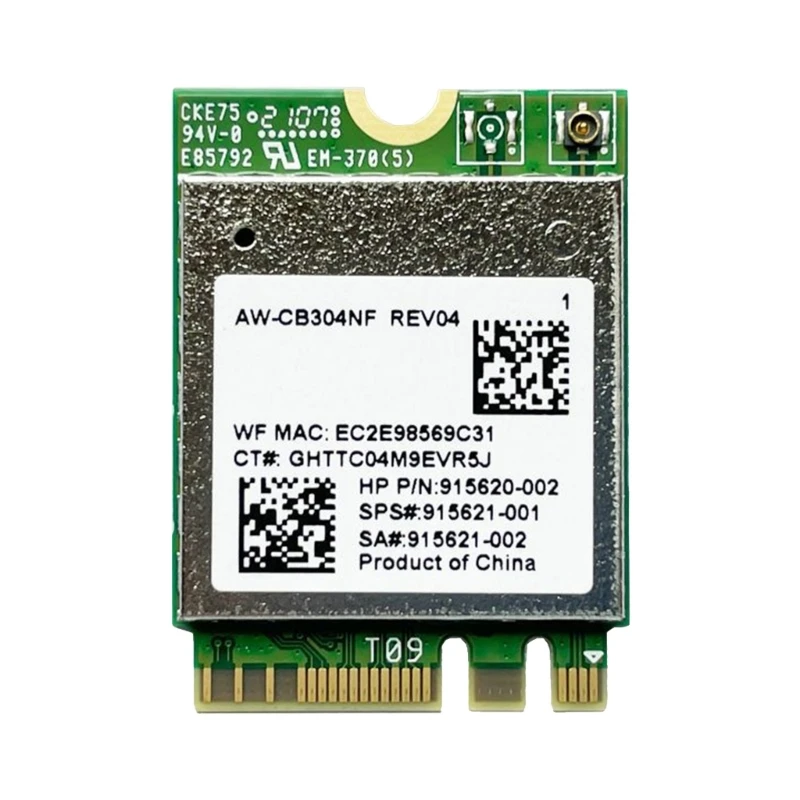 Wi-fi-карта m.2-ngff aw-cb304nf rtl8821ce с поддержкой 802.11ac 2 + 5 ггц