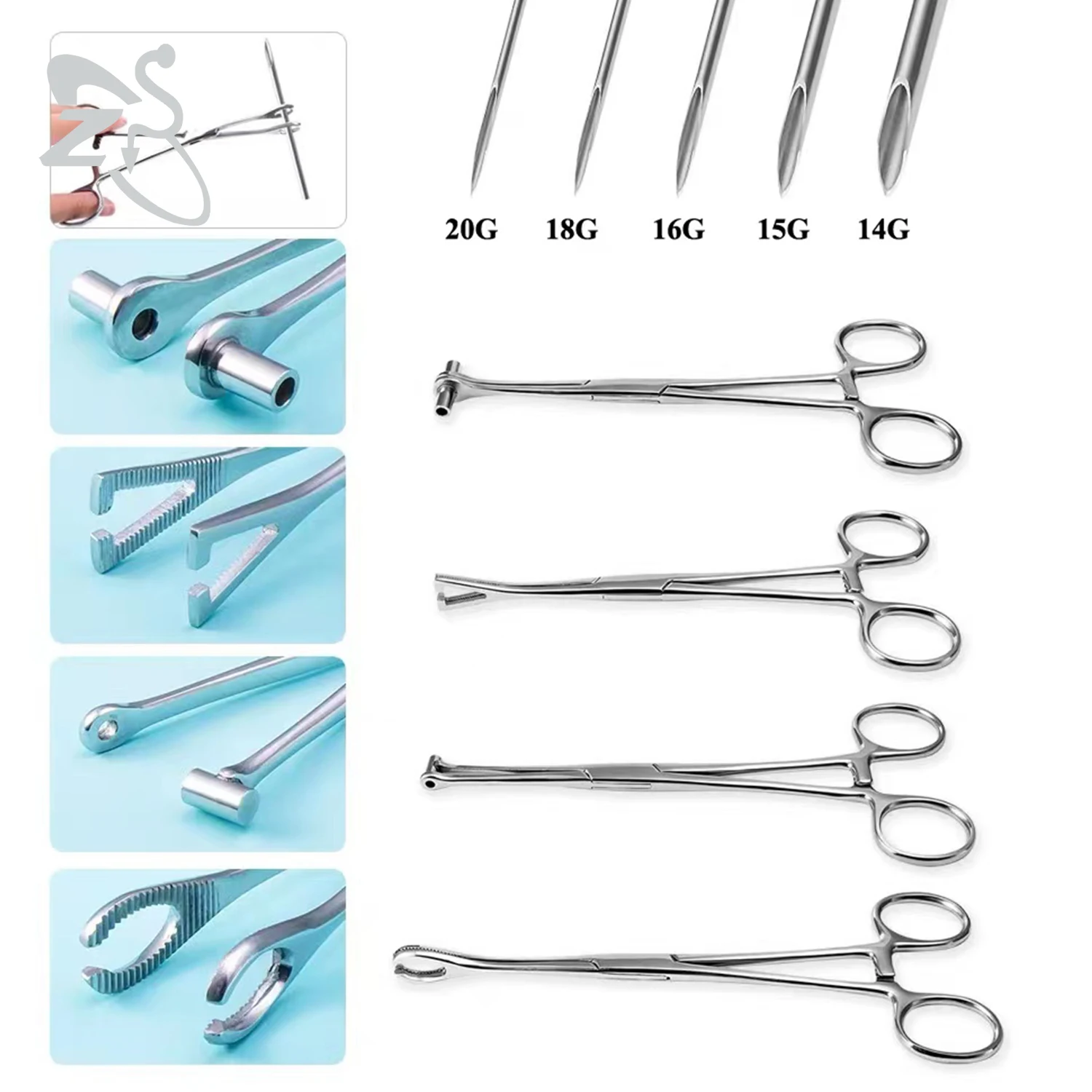 Зажим для пирсинга из нержавеющей стали - Фотография_3