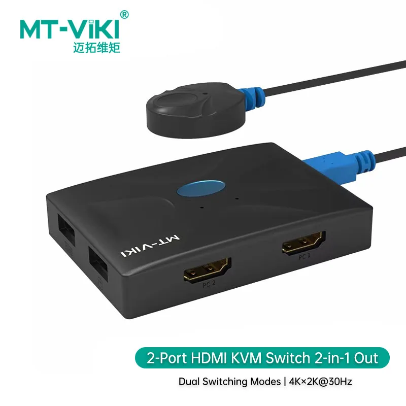 Mt-viki kvm-переключатель 2 в 1