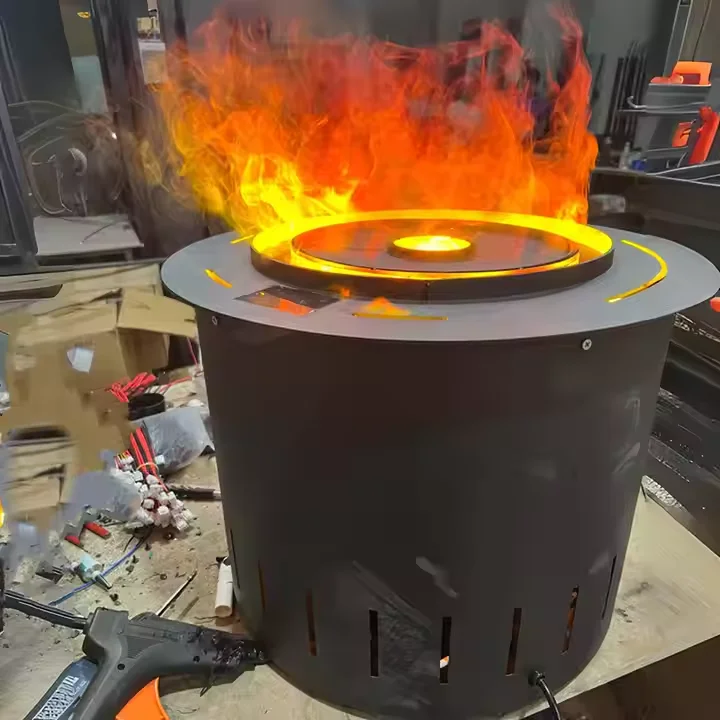 3dr 500 мм круглый паровой внутренний декоративный камин для вечеринки - Фотография_4