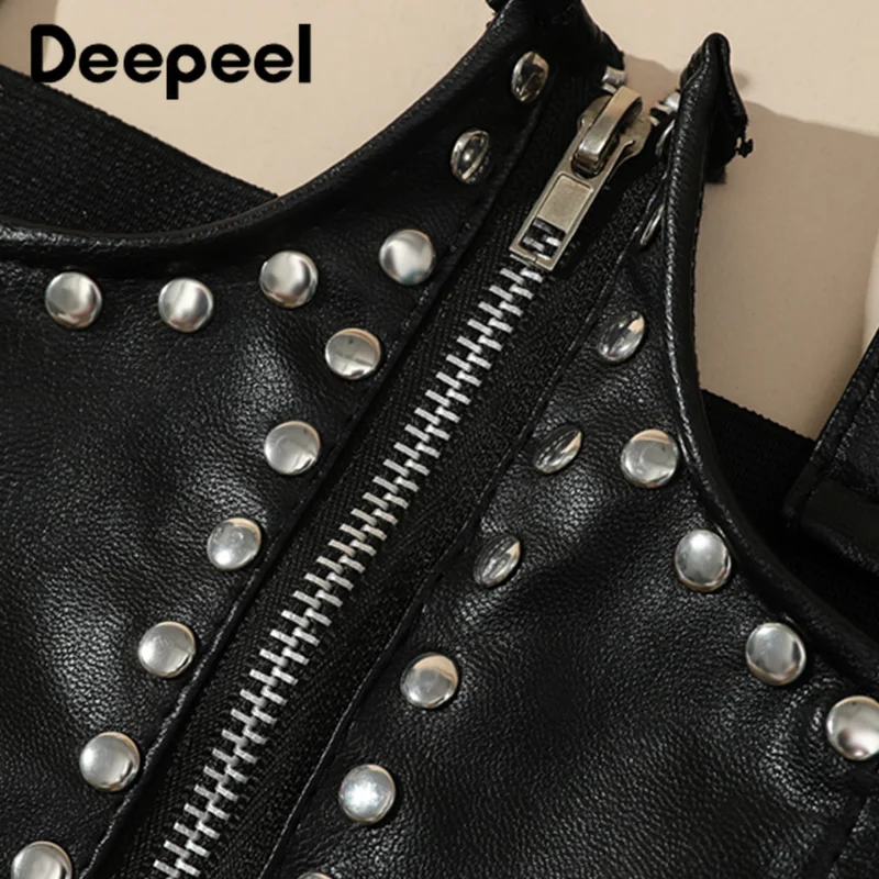 80-100 см, черные подтяжки с декоративным корсетом - Фотография_5