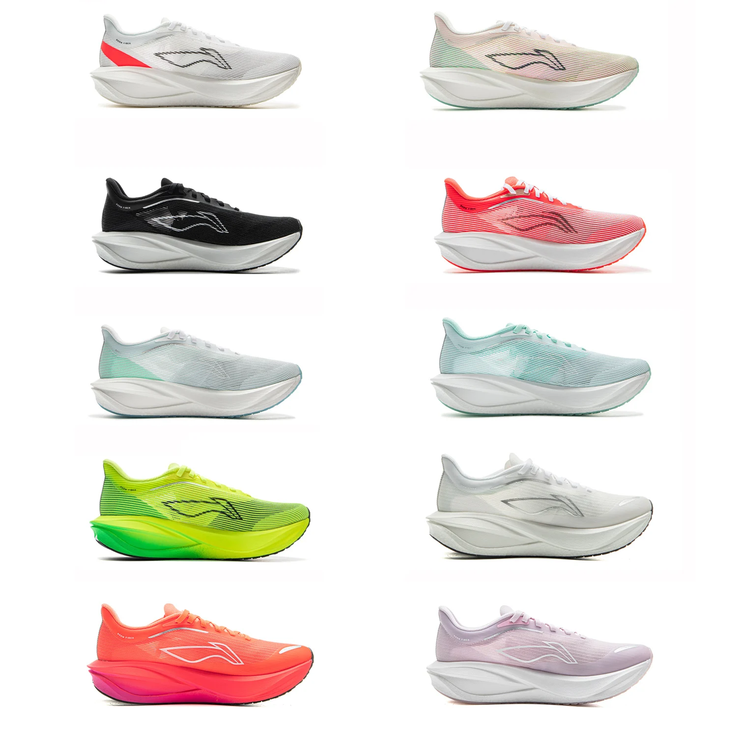 Женские гоночные кроссовки li-ning feidian 5 - Фотография_3
