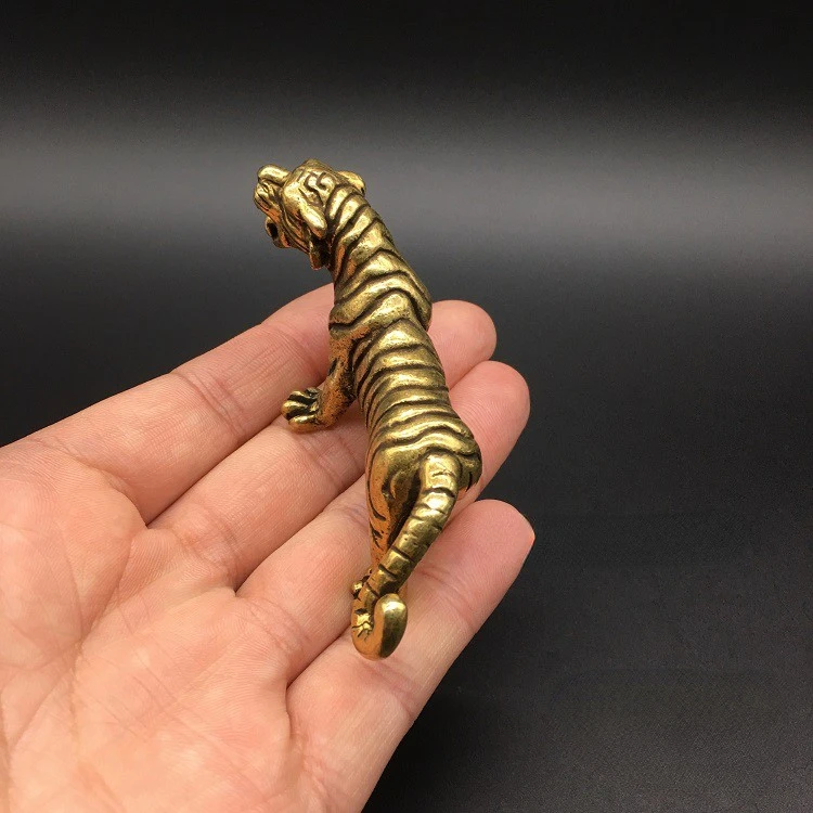 Твердый латунный тигровый орнамент - Фотография_4