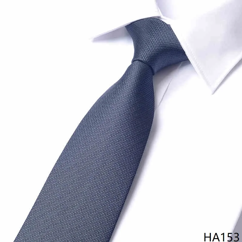 Высококачественный серый полосатый галстук с каплями дождя для мужчин - Фотография_6