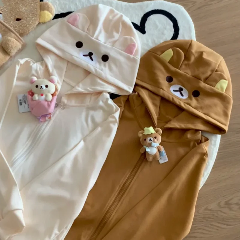 Толстовка с капюшоном в стиле аниме rilakkuma - Фотография_3
