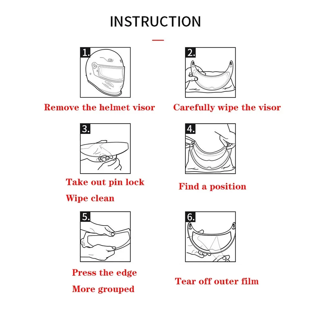 Ff908 защитная пленка для шлема - Фотография_6