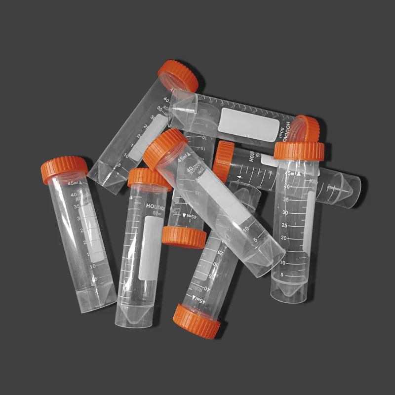 50 мл, пластиковая пробирка для центрифуги с плоским дном и шкалой - Фотография_2
