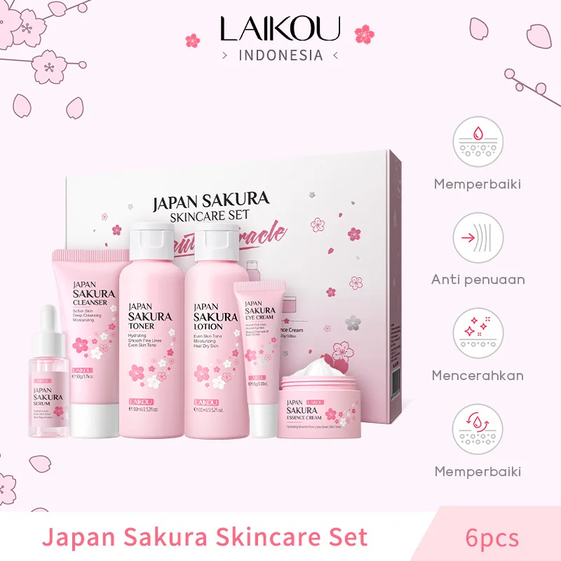 Laikou sakura наборы для ухода за кожей средство для очистки лица - Фотография_2