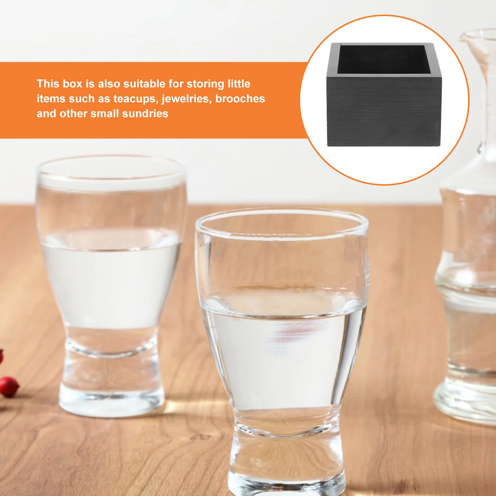 Деревянная коробка для саке компактный - Фотография_4