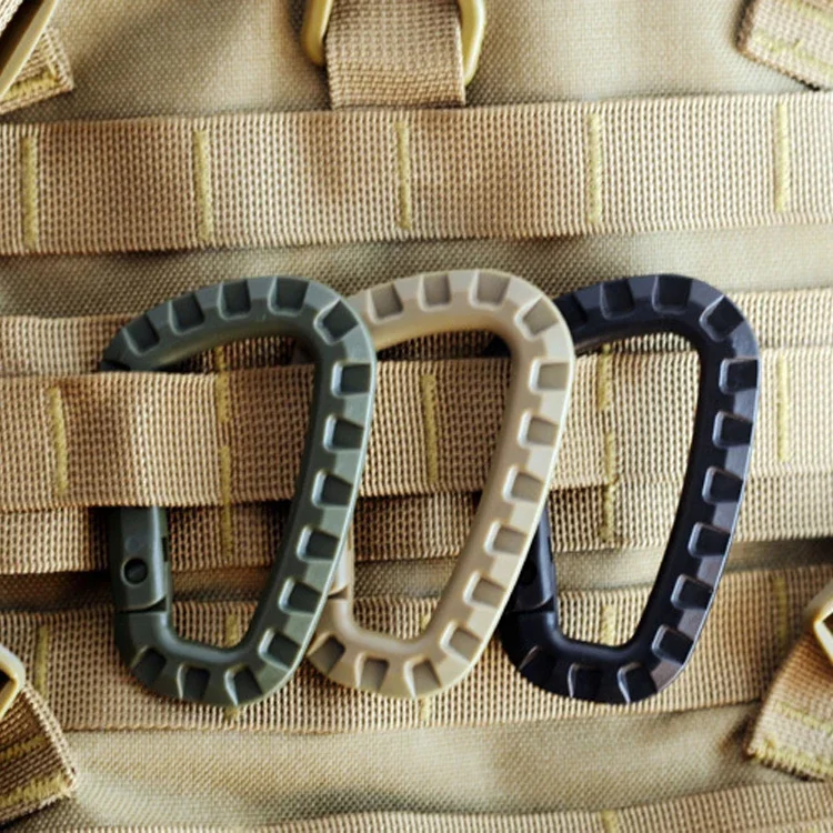 Тактический 3,5-дюймовый пластиковый карабин molle - Фотография_2
