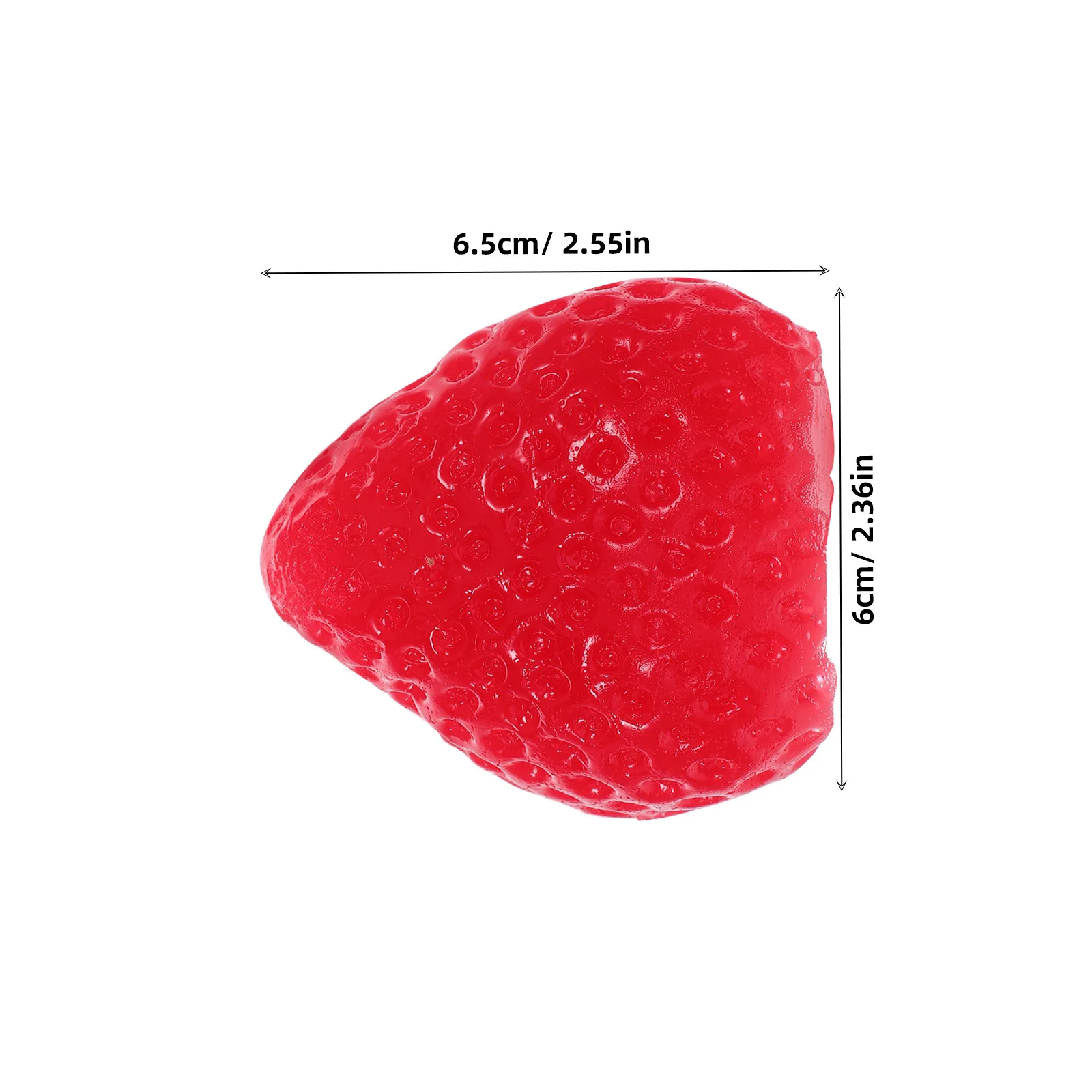 Реалистичные клубничные мягкие эластичные сжимаемые непоседы - Фотография_4