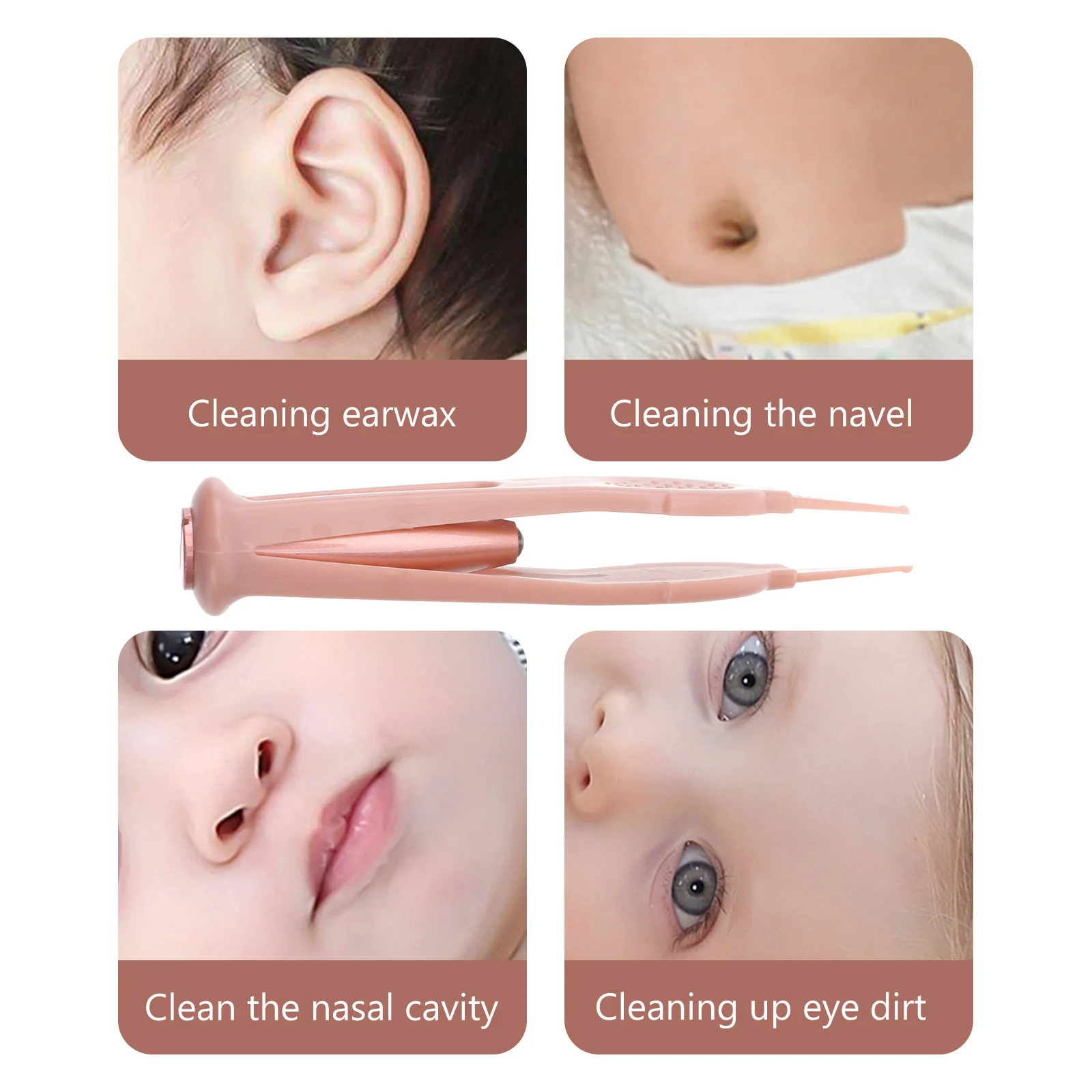 Пинцет baby booger из нержавеющей стали