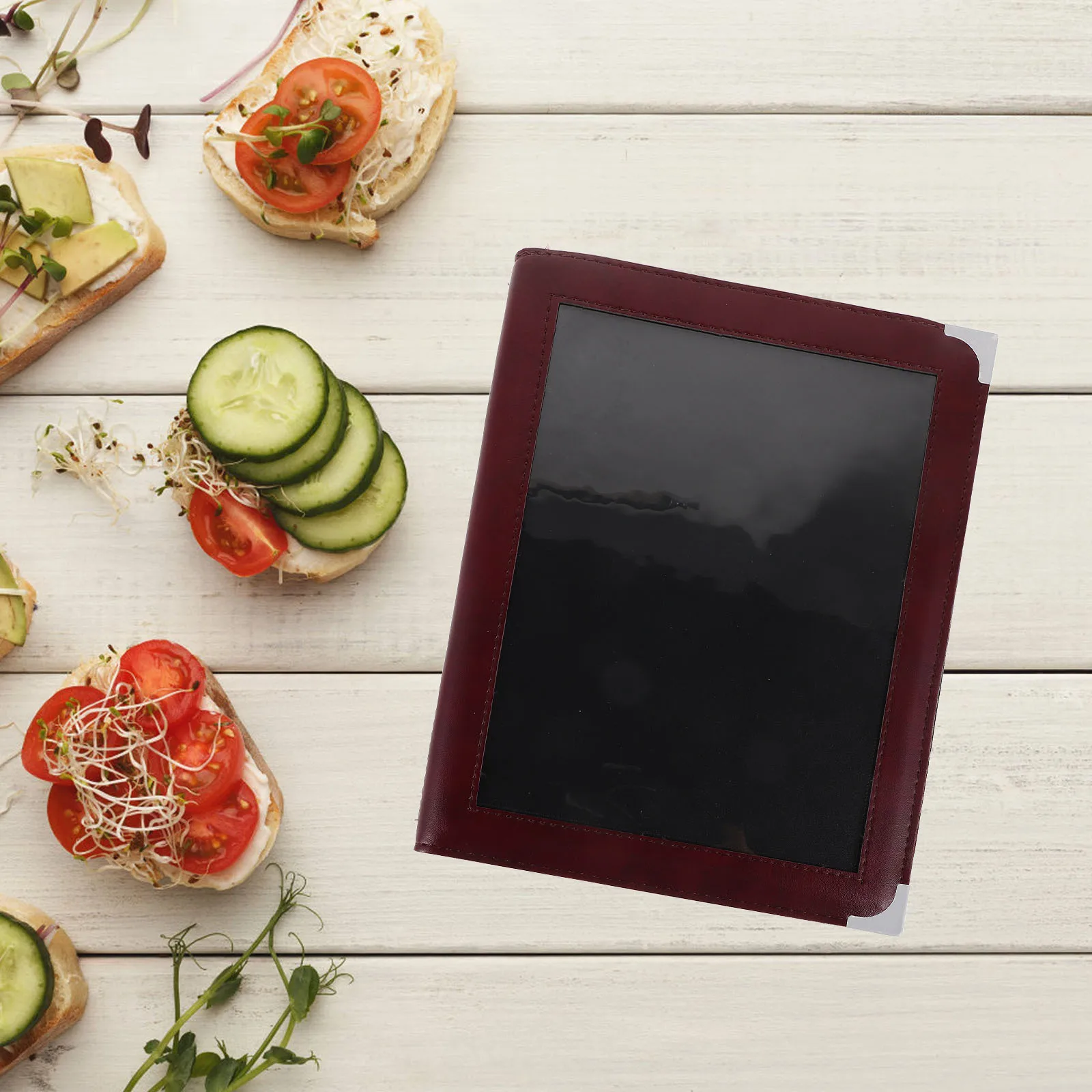 8-сторонняя прозрачная обложка для меню ресторана - Фотография_4