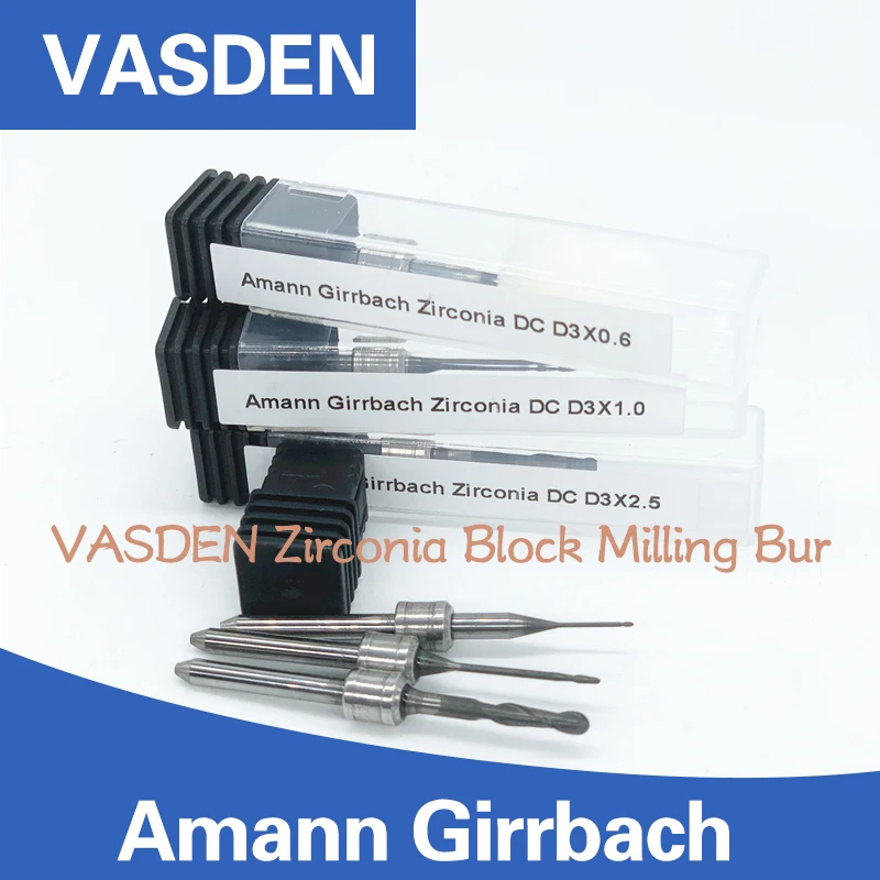 Dc алмазное покрытие 3 мм хвостовик amann girrbach cad/cam 1