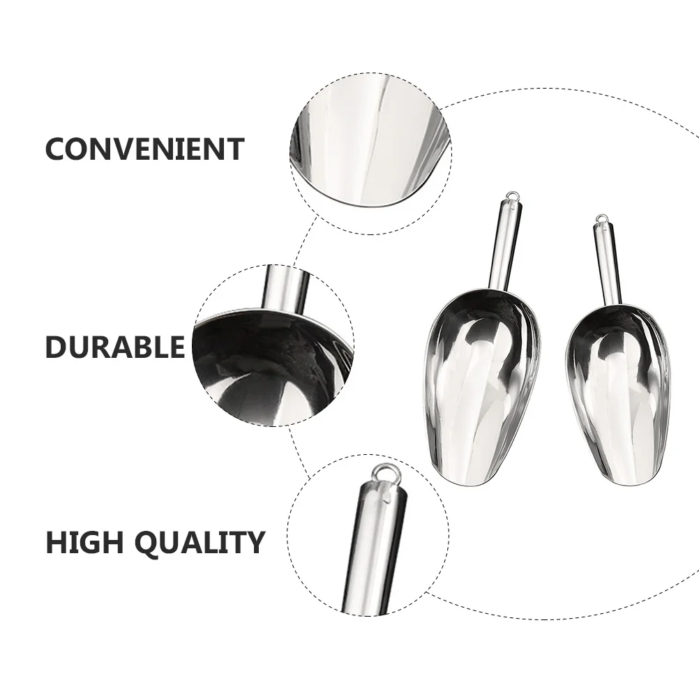 Лопатка для корма для домашних животных из нержавеющей стали - Фотография_2