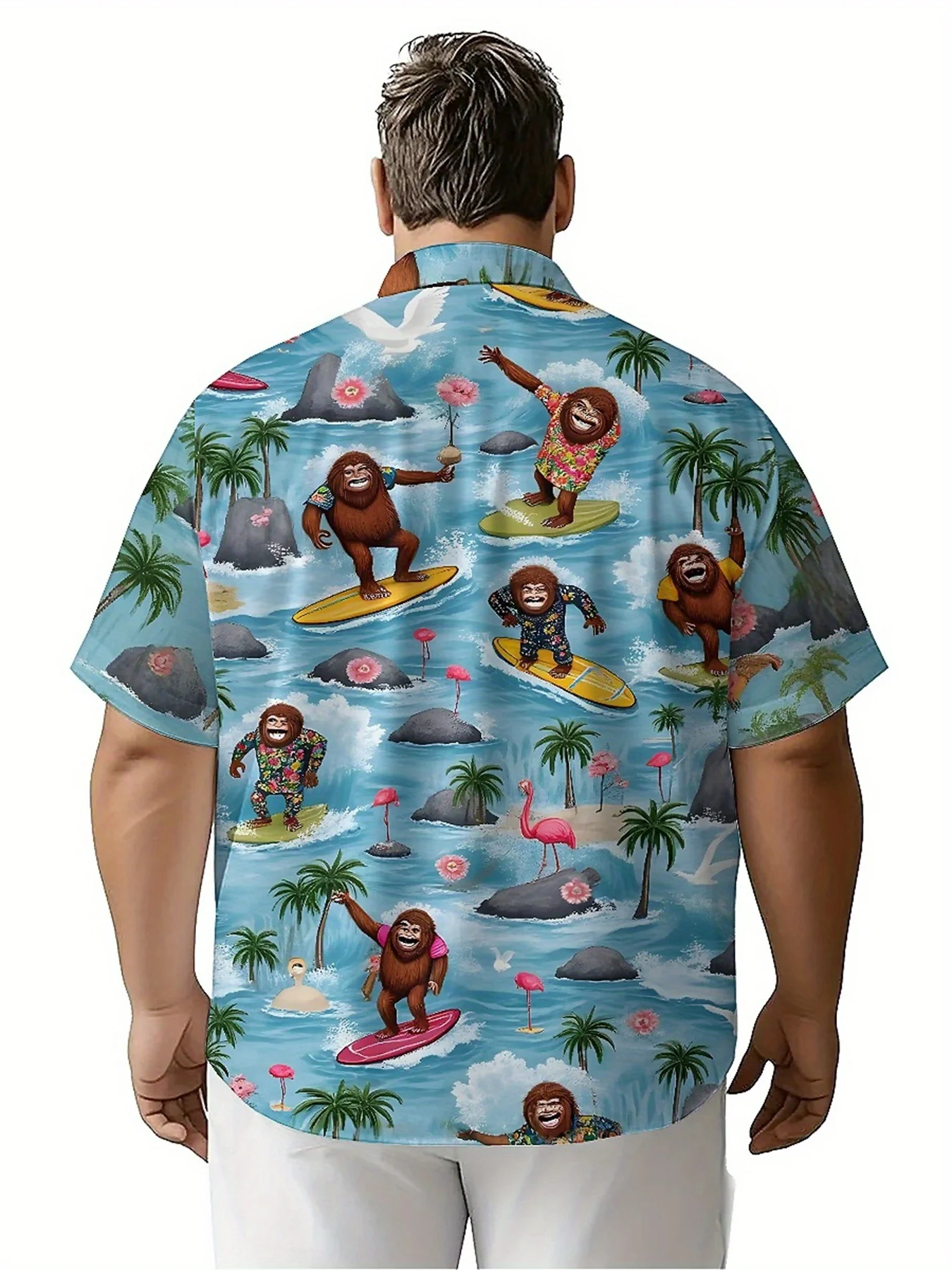 Мужские гавайские рубашки больших - Фотография_4