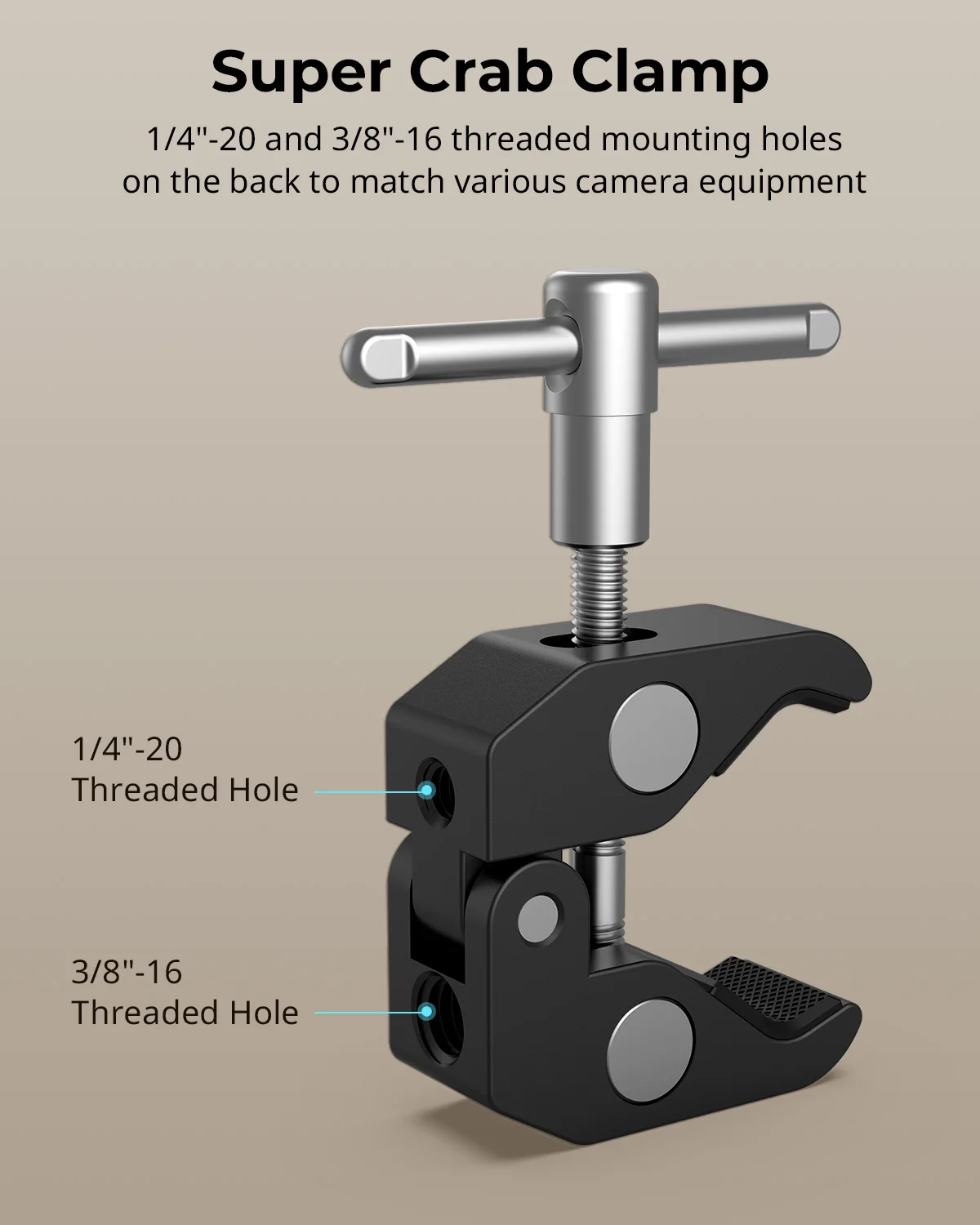 Зажим smallrig с резьбой 1/4 дюйма - Фотография_5