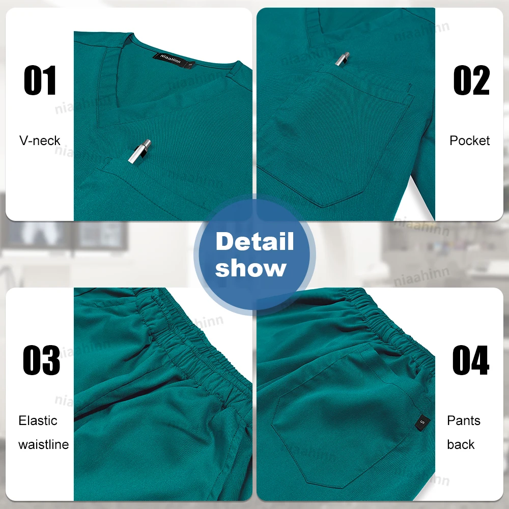 Niaahinn high quality scrub workwear - Фотография_6