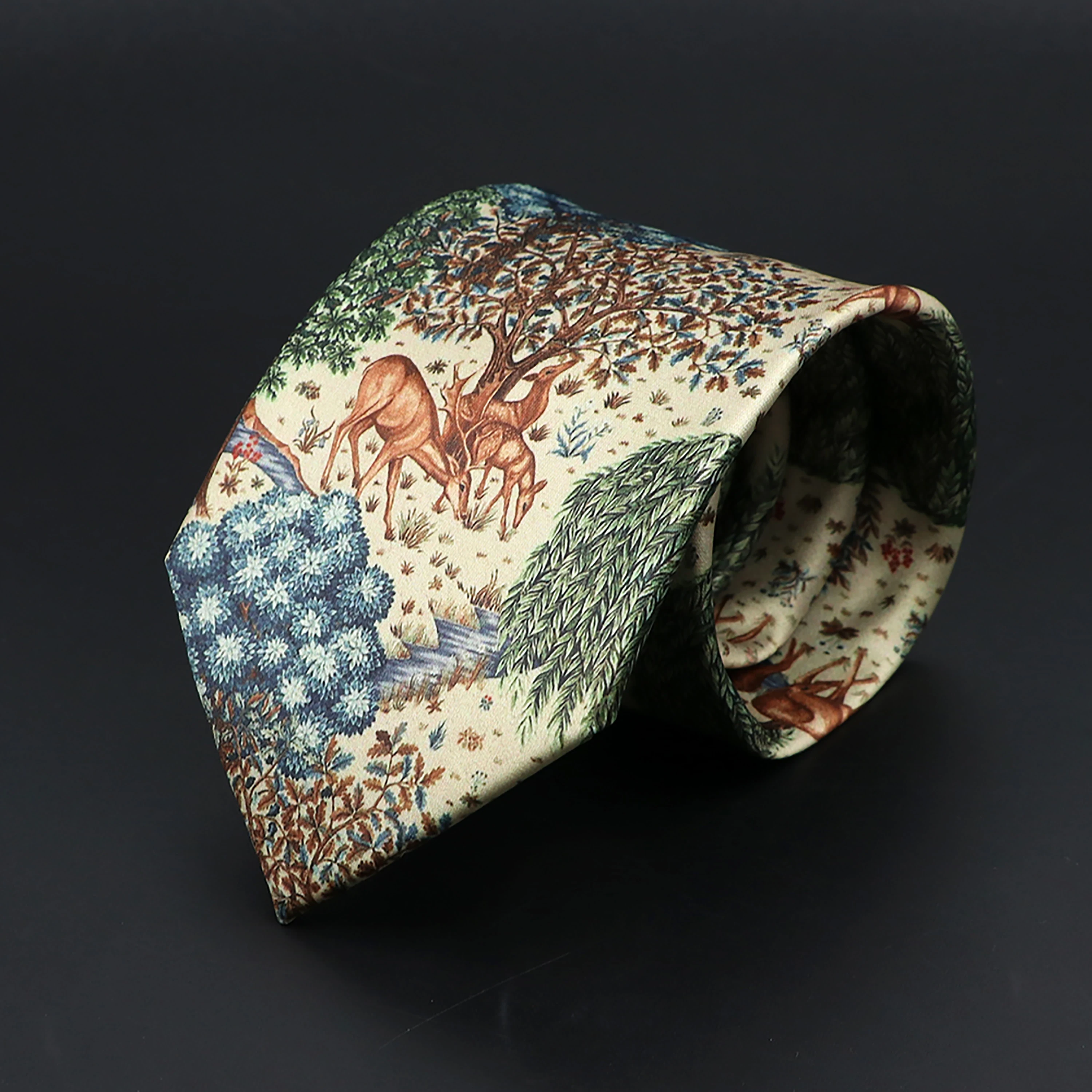 Винтажные мужские галстуки с цифровым принтом - Фотография_5