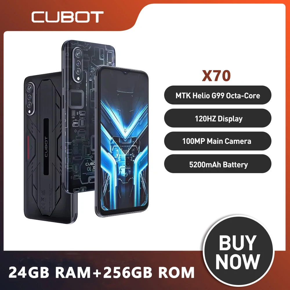 Смартфон cubot x70 helio g99 13 6