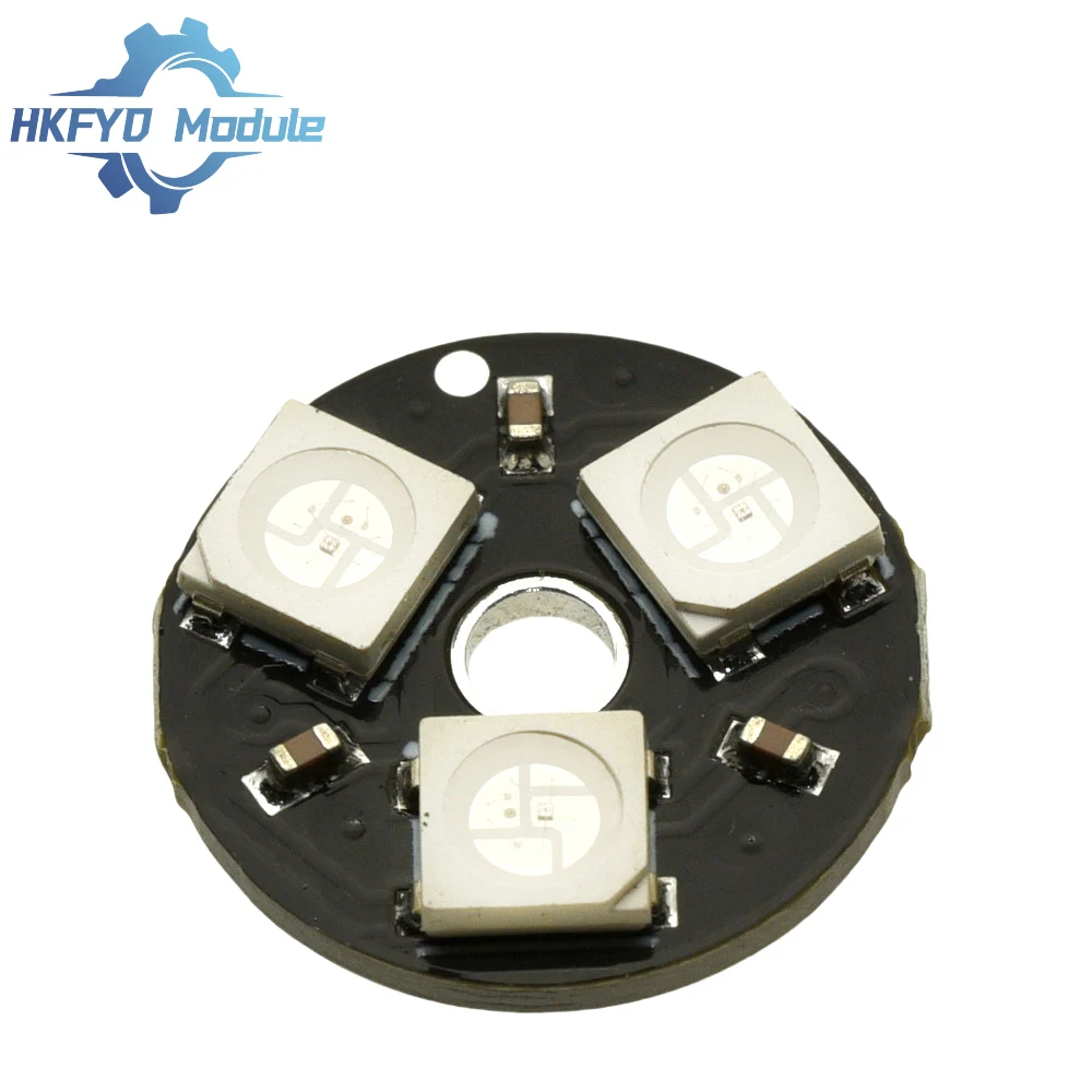 Ws2812 3-битный светодиодный фонарь - Фотография_2