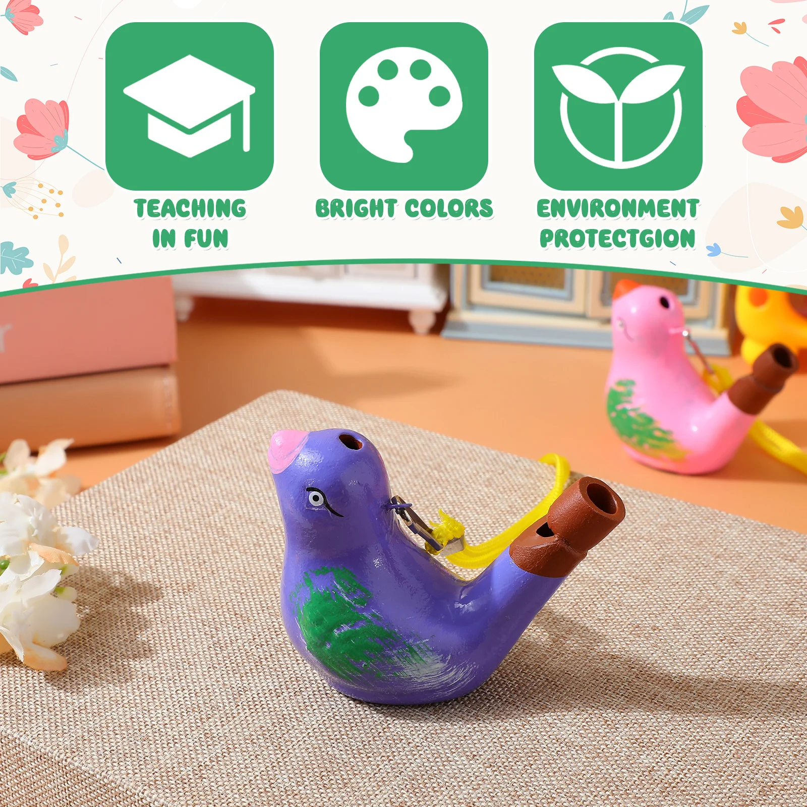 Керамические свистки для птиц - Фотография_6