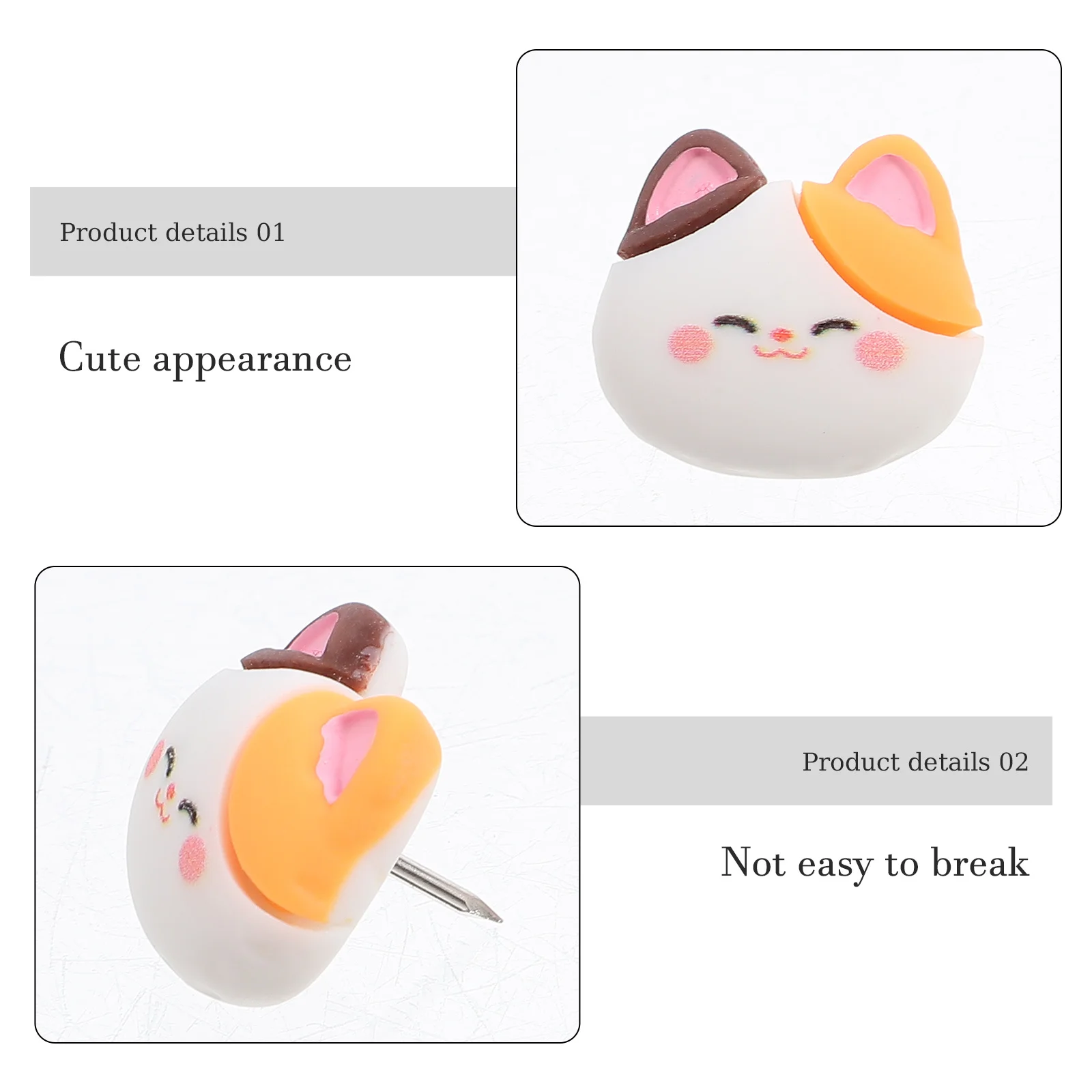 Канцелярские кнопки с животными - Фотография_5