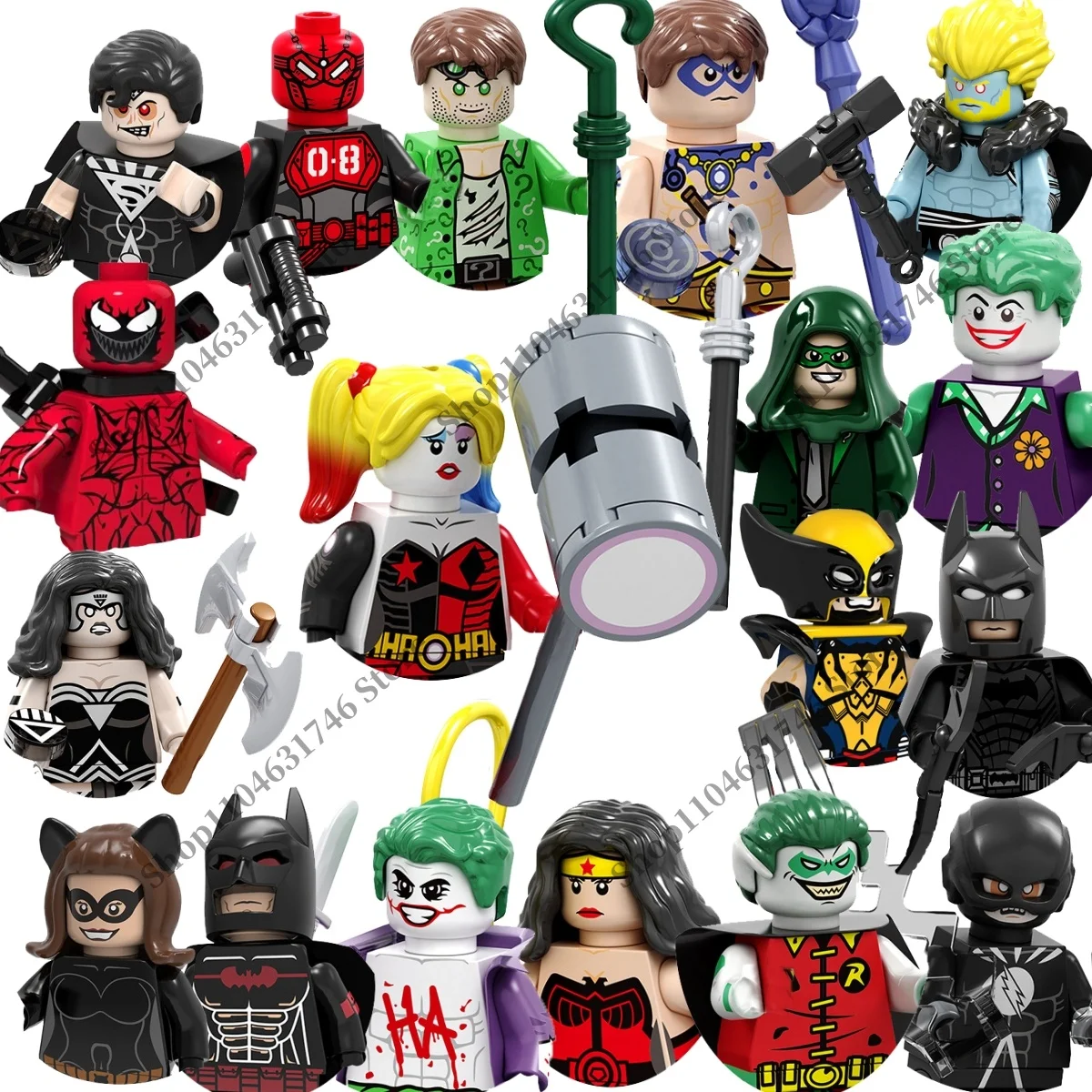 Детская кирпичная игрушка marvel