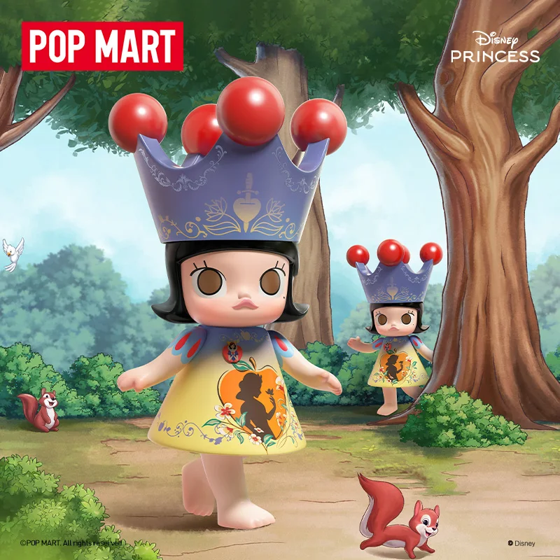 Подлинная popmart mega royal molly 400% белоснежка