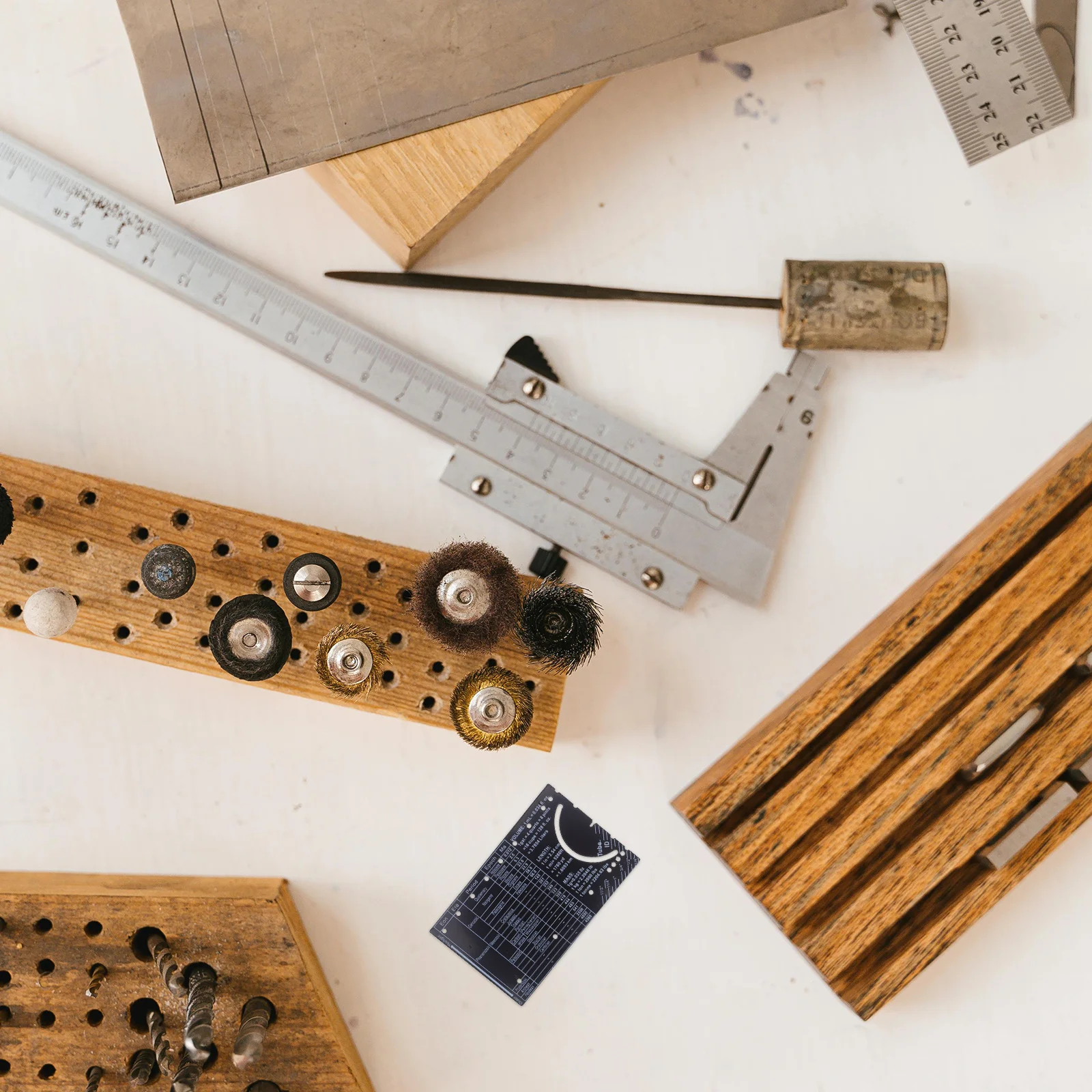 Карманная инженерная линейка из нержавеющей стали 15 см - Фотография_2