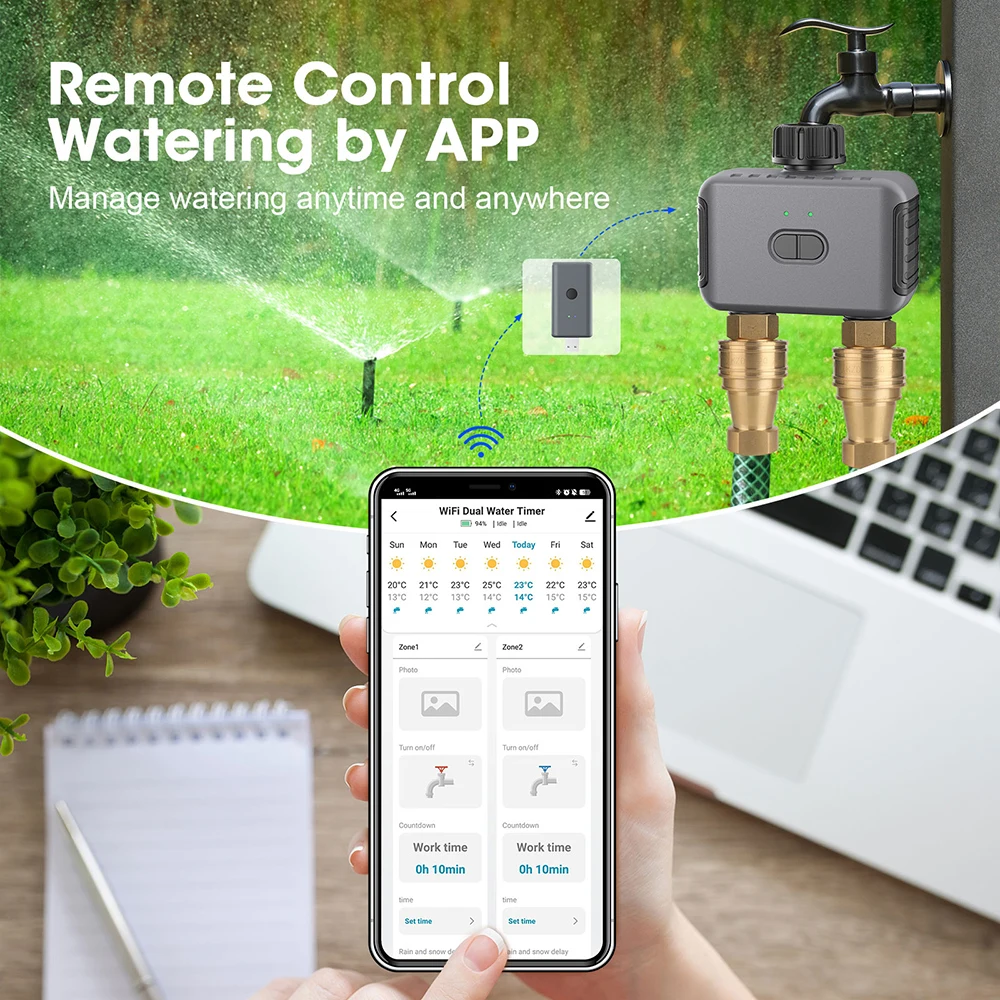 Tuya smart zigbee таймер полива - Фотография_6