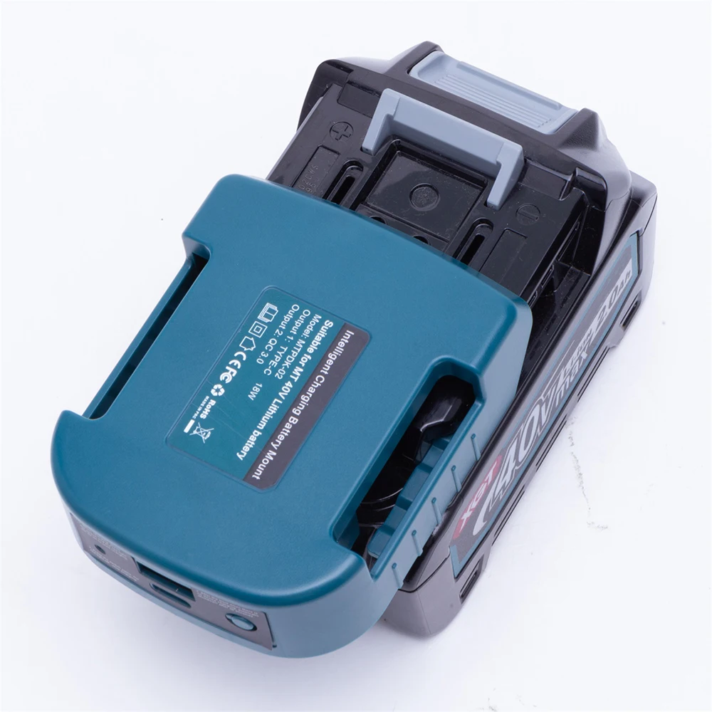 Адаптер источника питания для литиевой батареи makita 40 в с usb pd/qc3 - Фотография_2