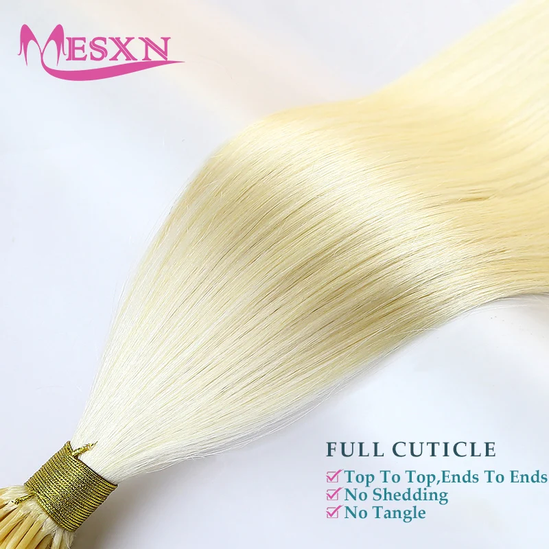 Прямые i-образные волосы для наращивания mesxn - Фотография_3