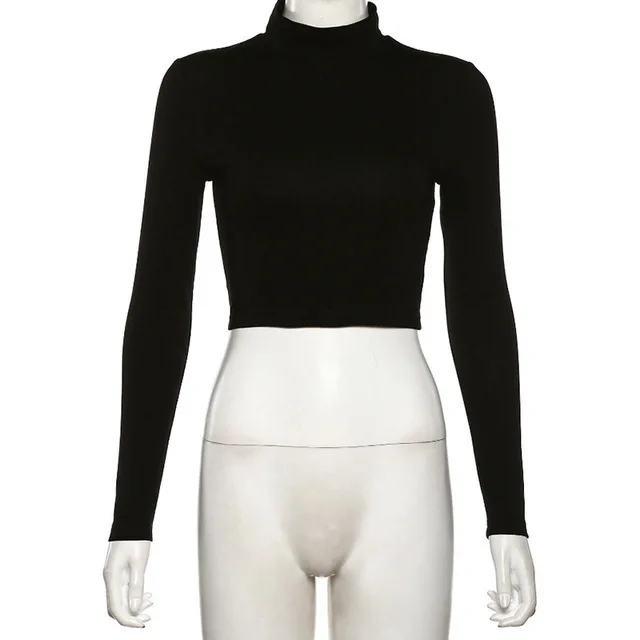 Сексуальная короткая футболка с перекрестной шнуровкой и открытой спиной - Фотография_6