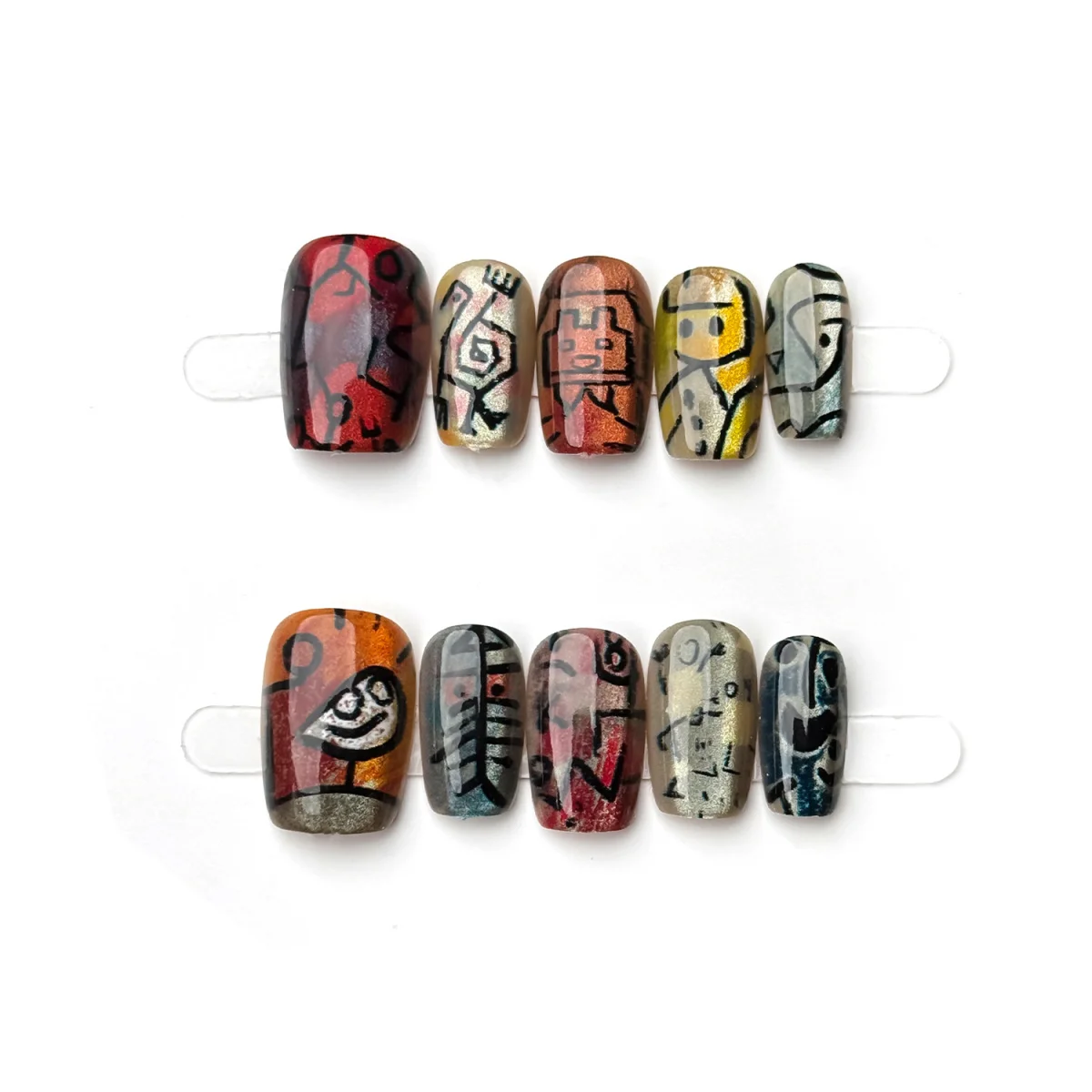 Милые египетские граффити с героями мультфильмов