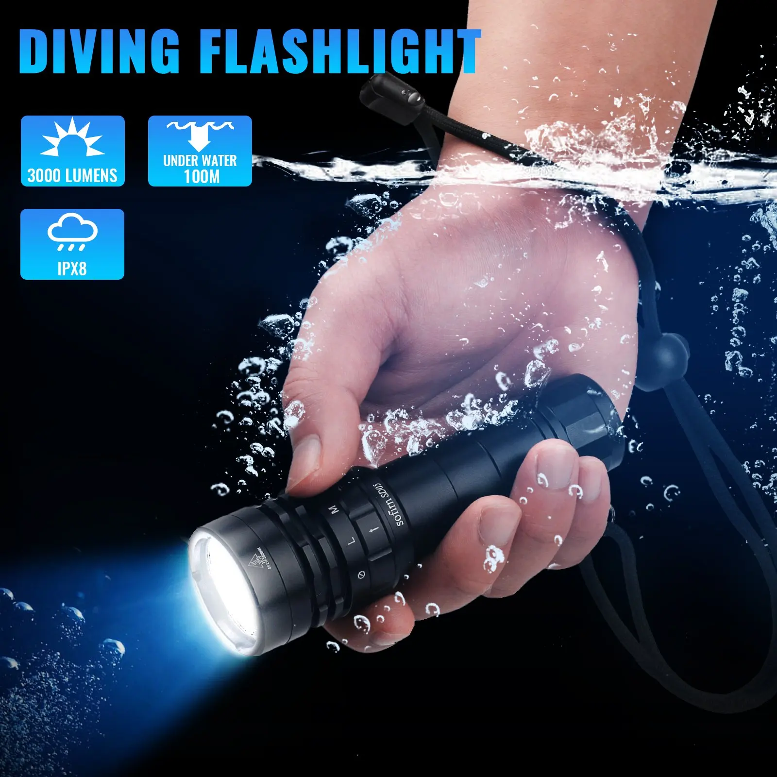 Sofirn sd05 фонарик для подводного плавания xhp50