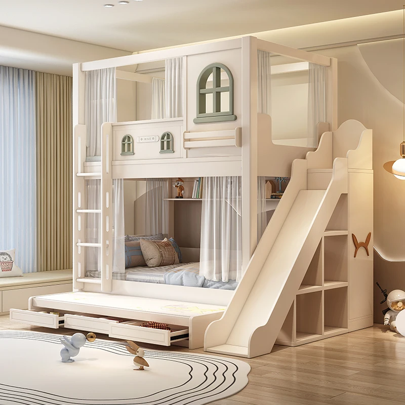 Детские двухъярусные кровати вверх