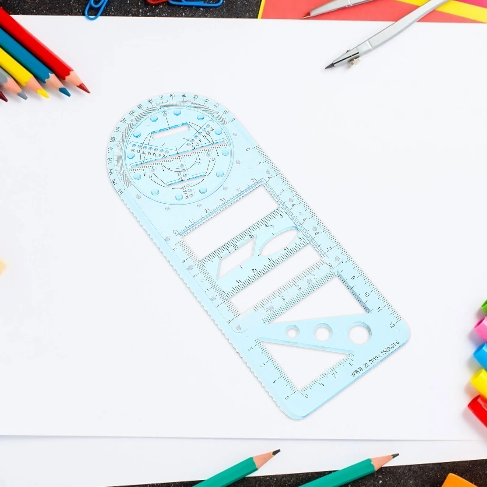 Набор линеек для геометрического рисования - Фотография_3