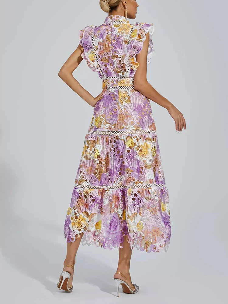 Женское ажурное платье twotwinstyle - Фотография_3