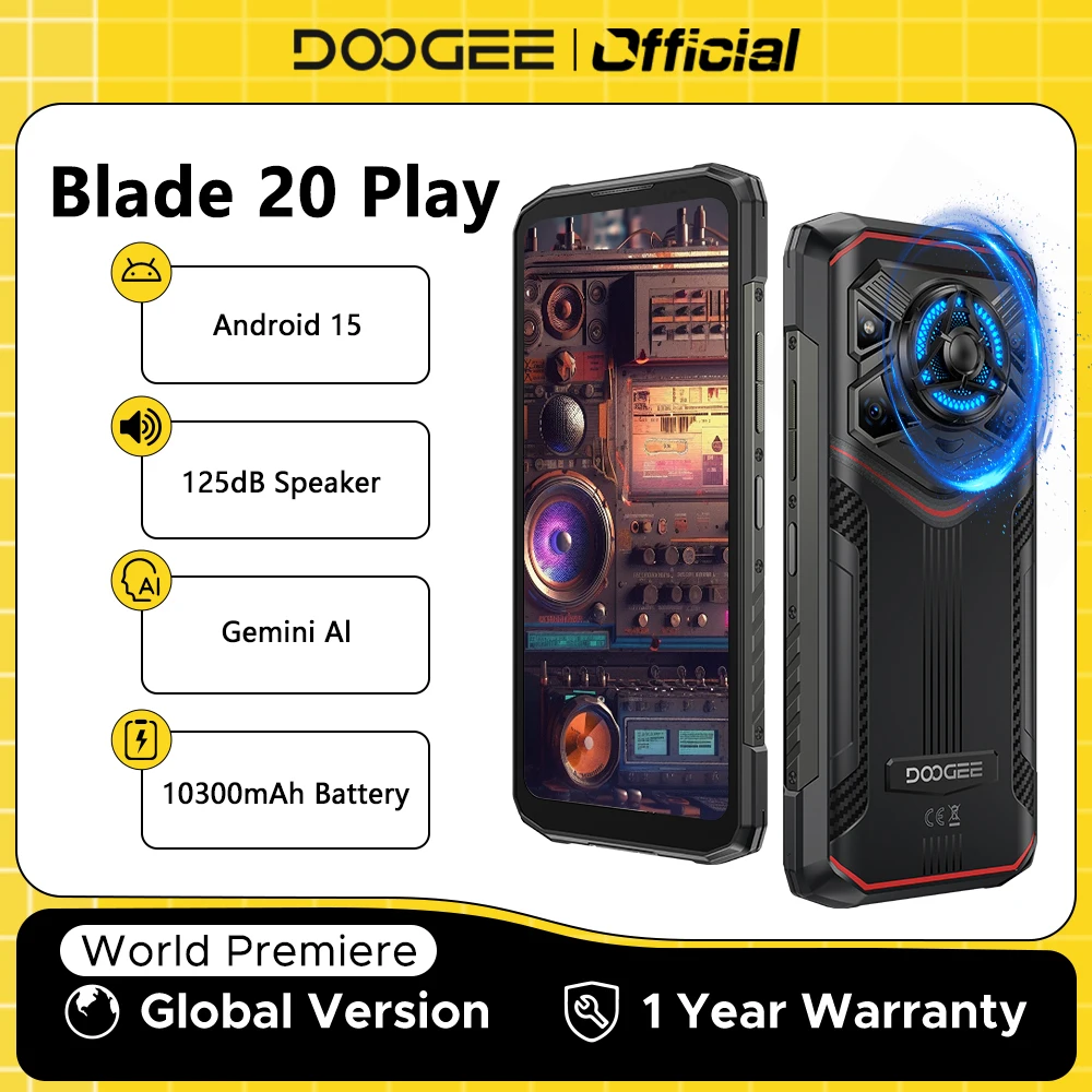 Прочный телефон doogee blade20 play