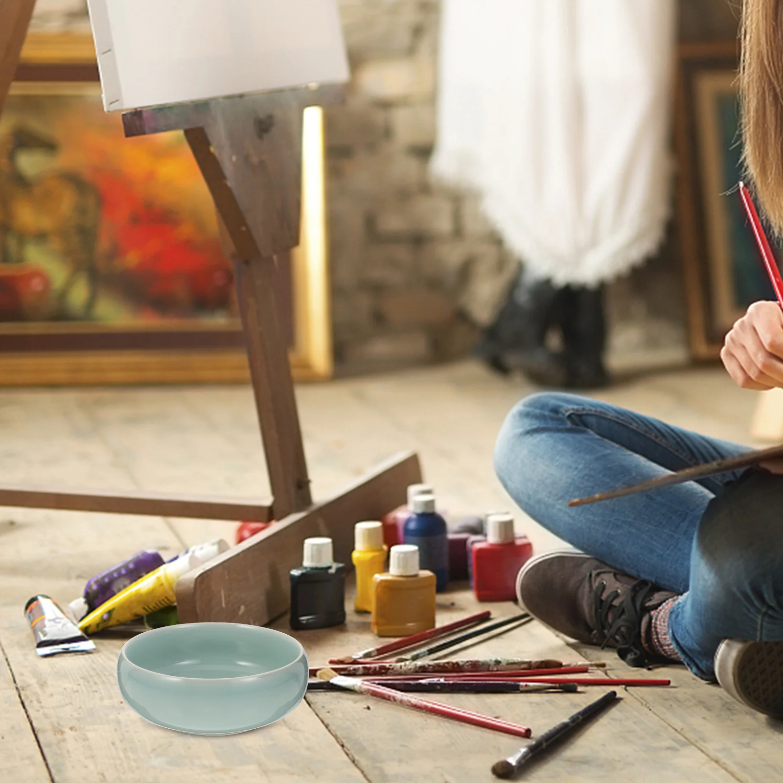 Шайба для фарфоровых кистей с чернилами - Фотография_3