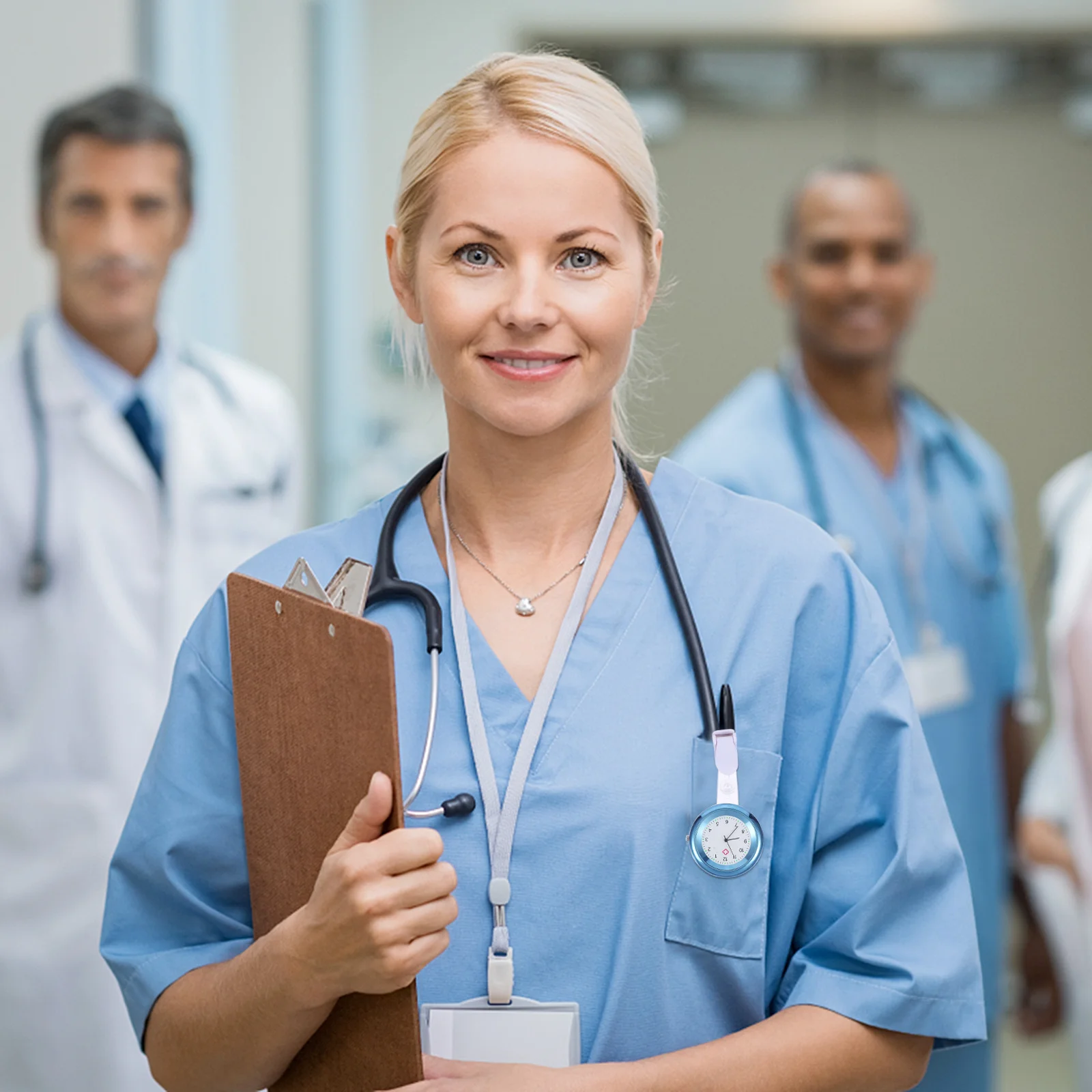 Прочные часы-брелок для медсестры - Фотография_5