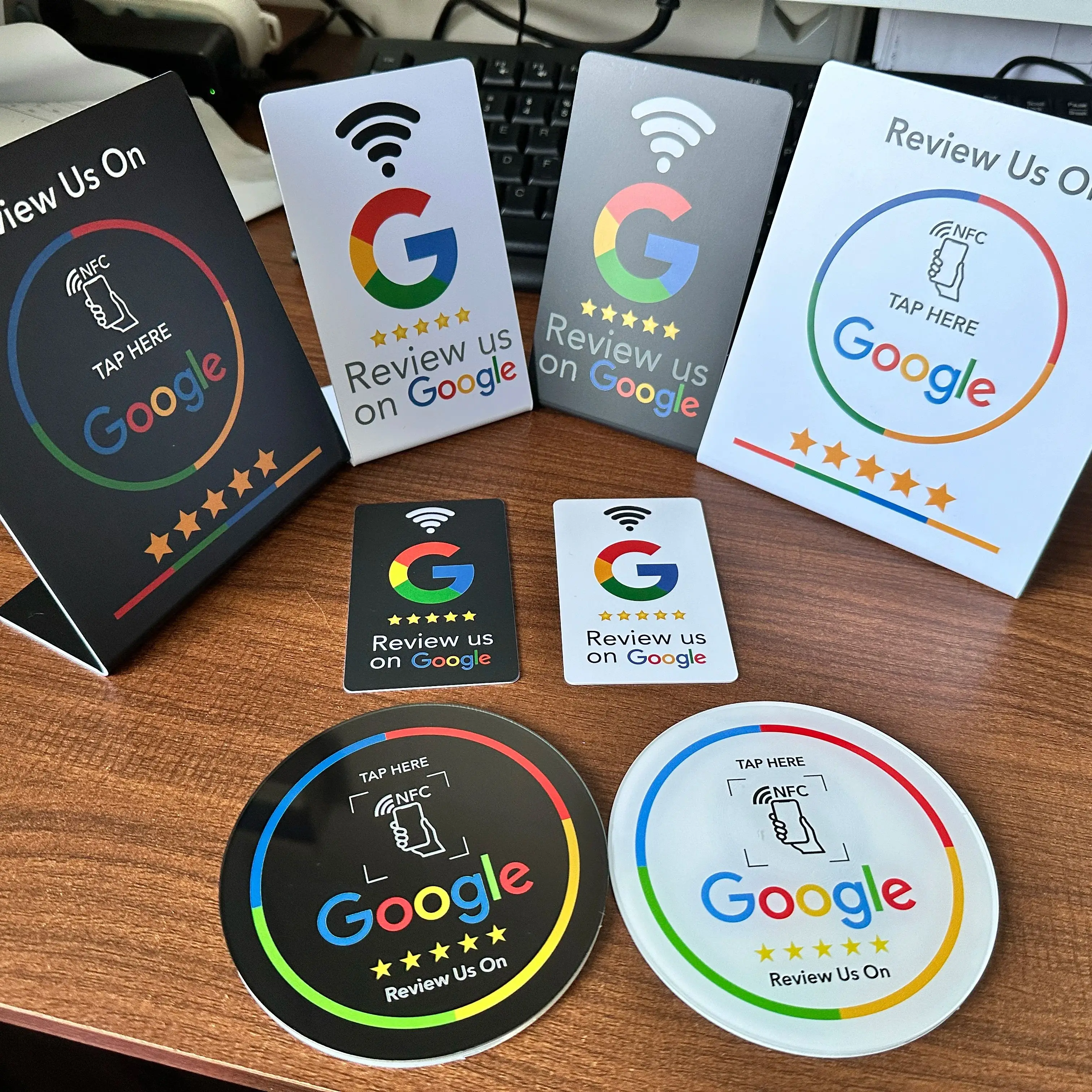 Nfc 215, программируемые акриловые наклейки для обзора google - Фотография_2