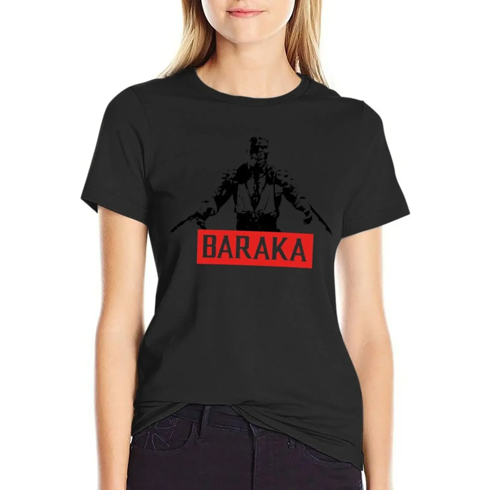 Футболка baraka, летние топы с