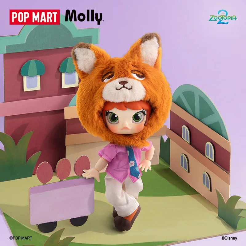 Подлинная popmart molly zootopia 2 серии 1/12 - Фотография_2