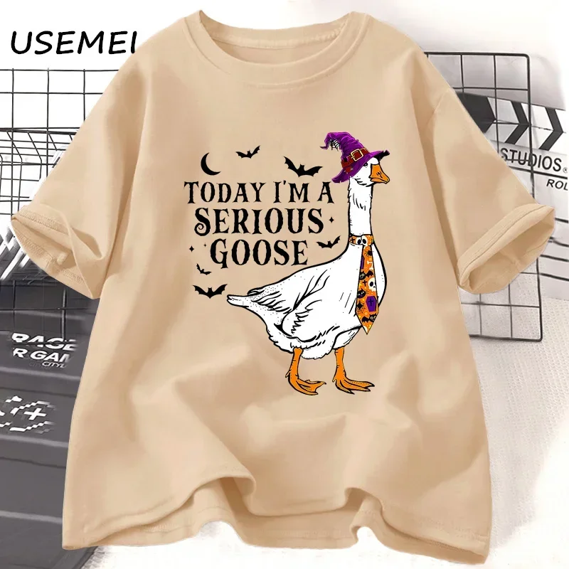 Футболка с надписью «today i'm a серьезная гусь» для мужчин и женщин - Фотография_2