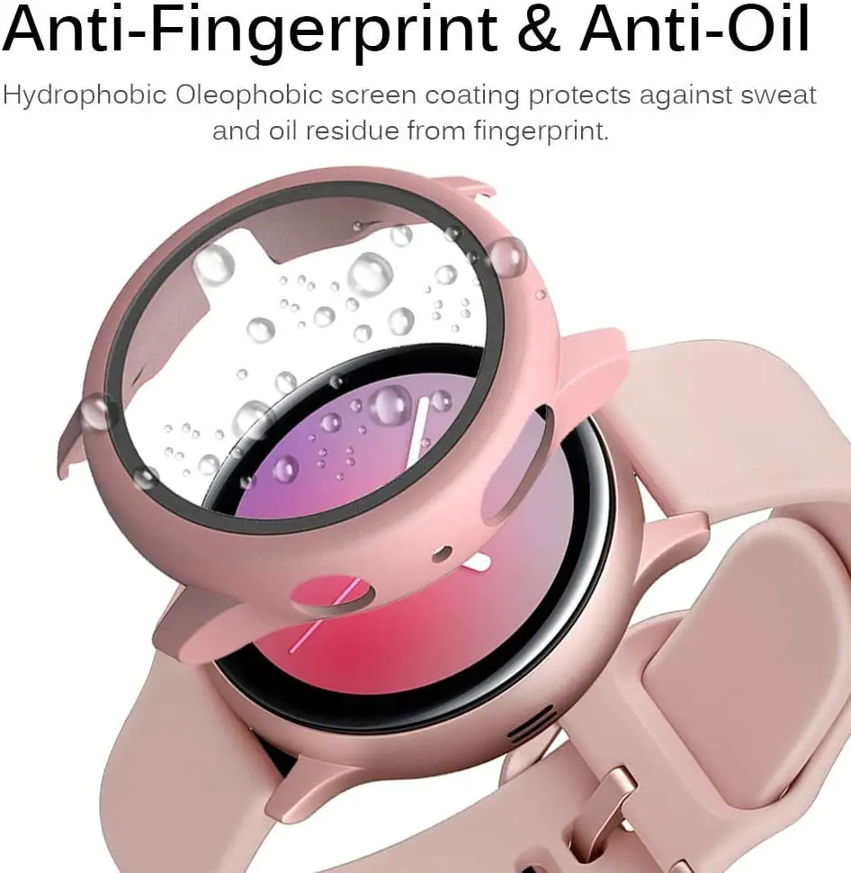 Защитный чехол на весь экран для samsung galaxy watch active 2 44 мм 40 мм - Фотография_4