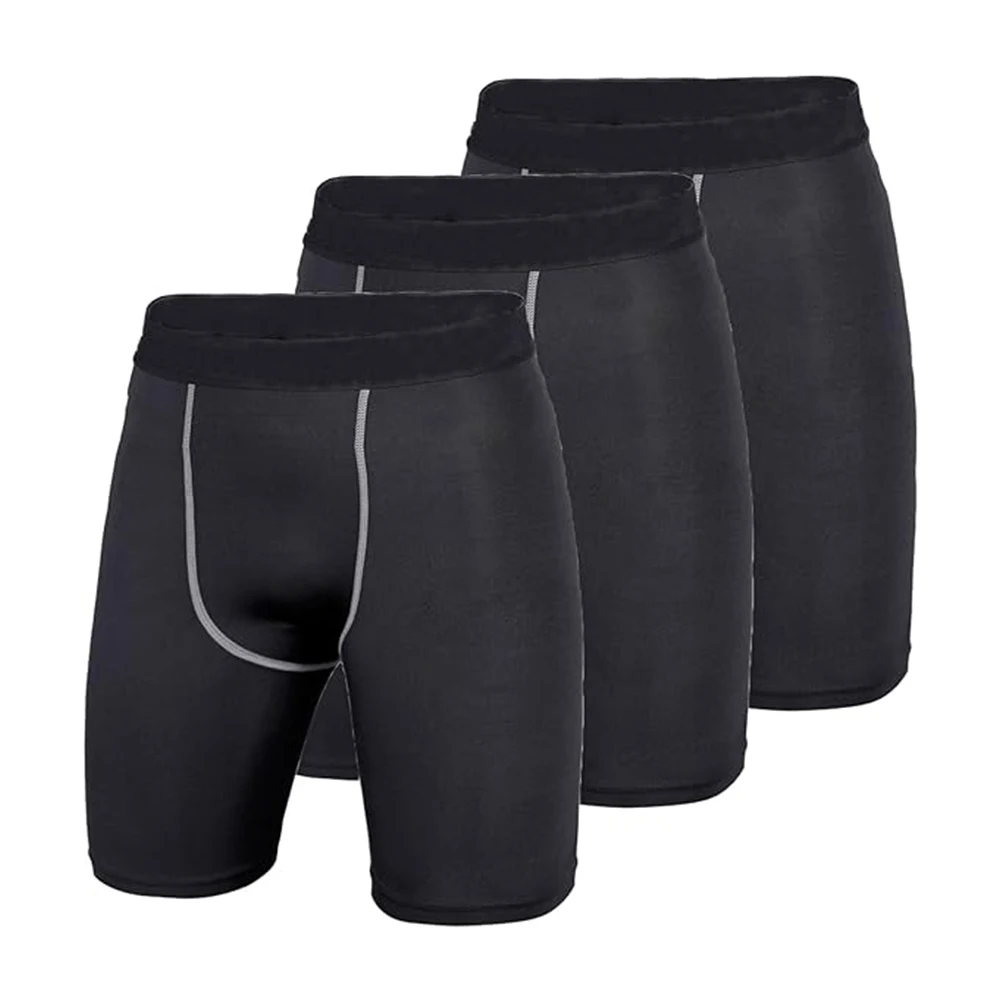 Компрессионное женское спортивное нижнее белье для бега 3 шт. - Фотография_3